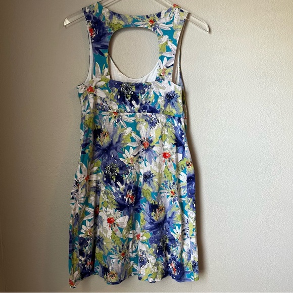 Tommy Bahama Floral Pattern Beach Vacation Dress Medium - Picture 4 of 5